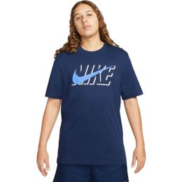 Снимка на Nike NSW TEE SWOOSH BLOCK Мъжка тениска, тъмносин, размер