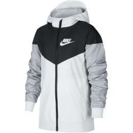 Снимка на Nike SPORTSWEAR WINDRUNNER JACKET Детско яке за преходния сезон, бяло, размер