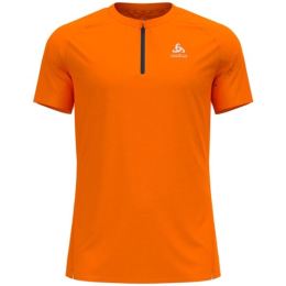 Снимка на Odlo AXALP TRAIL T-SHIRT CREW NECK S/S 1/2 ZIP Мъжка тениска, оранжево, размер