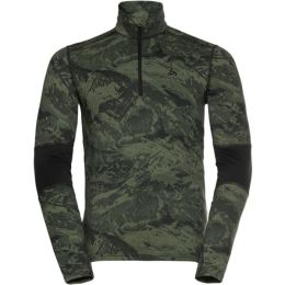 Снимка на Odlo M BL TOP TURTLE NECK WHISTLER Функционална мъжка тениска, тъмнозелено, размер