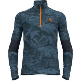 Снимка на Odlo M BL TOP TURTLE NECK WHISTLER Функционална мъжка тениска, тъмносин, размер