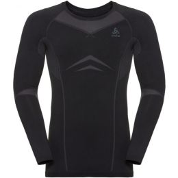 Снимка на Odlo PERFORMANCE WARM SUW TOP SEAMLES Мъжки тениска, черно, размер