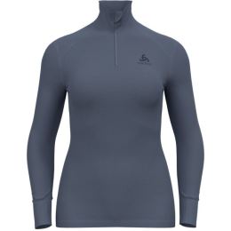 Снимка на Odlo W BL TOP ACTIVE WARM ECO Дамска функционална тениска, тъмносин, размер