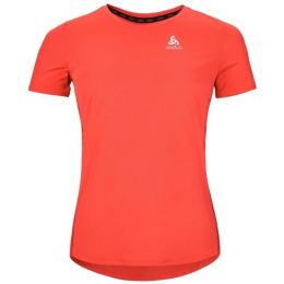 Снимка на Odlo W CREW NECK S/S ZEROWEIGHT CHILL-TEC Дамска тениска за бягане, оранжево, размер