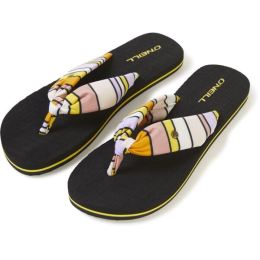 Снимка на O'Neill DITSY SUN BLOOM SANDALS Дамски джапанки, черно, размер