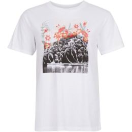 Снимка на O'Neill PALM T-SHIRT Дамска тениска, бяло, размер