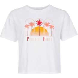 Снимка на O'Neill PARADISE T-SHIRT Дамска тениска, бяло, размер