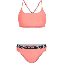 Снимка на O'Neill SPORT BIKINI SET Дамски бански костюм от две части, цвят сьомга, размер