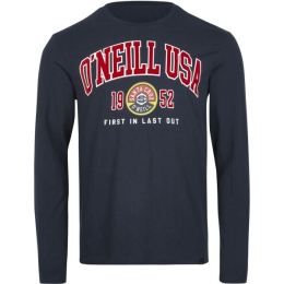 Снимка на O'Neill STATE L/SLV T-SHIRT Мъжка тениска с дълги ръкави, тъмносин, размер