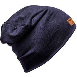 Снимка на PROGRESS MERINO FREEBEANIE Функционална лента за глава от мерино, тъмносин, размер