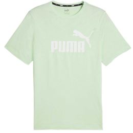 Снимка на Puma ESS LOGO TEE Мъжка тениска, светло-зелено, размер