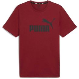 Снимка на Puma ESS LOGO TEE Мъжка тениска, червено, размер