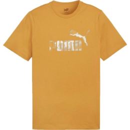 Снимка на Puma ESSENTIALS + CAMO GRAPHIC TEE Мъжка тениска, оранжево, размер