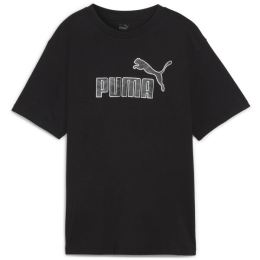 Снимка на Puma ESSENTIALSENTIALS + MARBELEIZED TEE Дамска тениска, черно, размер