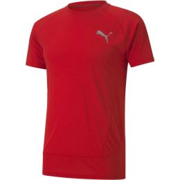 Снимка на Puma EVOSTRIPE TEE Мъжка спортна тениска, червено, размер