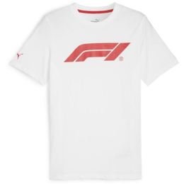 Снимка на Puma F1 ESSENTIALS LOGO TEE Мъжка тениска, бяло, размер