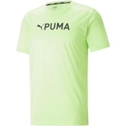 Снимка на Puma FIT LOGO TEE - CF GRAPHIC Мъжка спортна тениска, светло-зелено, размер