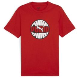 Снимка на Puma GRAPHIC CIRCULAR TEE Мъжка тениска, червено, размер