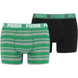 Снимка на Puma HERITAGE STRIPE BOXER 2P Мъжки боксерки, зелено, размер