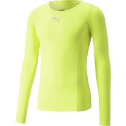 Снимка на Puma LIGA BASELAYER TEE LS Мъжка тениска, светлоотразителен неон, размер