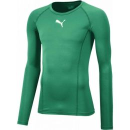 Снимка на Puma LIGA BASELAYER TEE LS Функционална мъжка тениска, зелено, размер