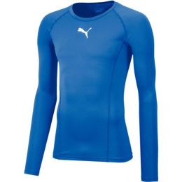 Снимка на Puma LIGA BASELAYER TEE LS Функционална мъжка тениска, синьо, размер