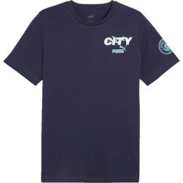 Снимка на Puma MANCHESTER CITY FC FTBLICONS TEE Мъжка тениска, тъмносин, размер