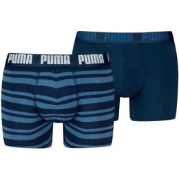 Снимка на Puma MEN EVERYDAY HERITAGE STRIPE BOXER 2P Мъжки боксерки, тъмносин, размер