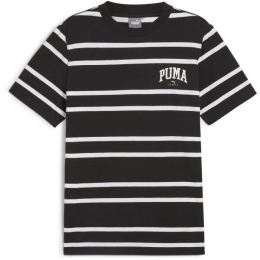 Снимка на Puma SQUAD STRIPE AOP TEE Мъжка тениска, черно, размер