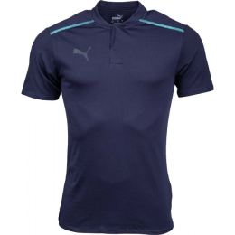 Снимка на Puma TEAMCUP CASUALS POLO Мъжка тениска, тъмносин, размер