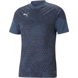 Снимка на Puma TEAMCUP TRAINING JERSEY Мъжка фланелка, тъмносин, размер