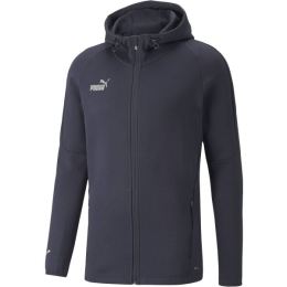 Снимка на Puma TEAMFINAL CASUALS HOODED Футболно яке, тъмносин, размер