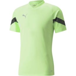 Снимка на Puma TEAMFINAL TRAINING JERSEY Мъжка спортна тениска, светло-зелено, размер