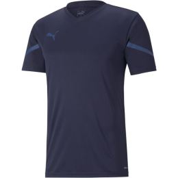 Снимка на Puma TEAMFLASH JERSEY Мъжка спортна тениска, тъмносин, размер