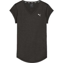 Снимка на Puma TRAIN FAV HEATHER CAT TEE Дамска спортна тениска, черно, размер