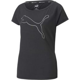 Снимка на Puma TRAIN FAVORITE JERSEY CAT TEE Дамска тениска, черно, размер