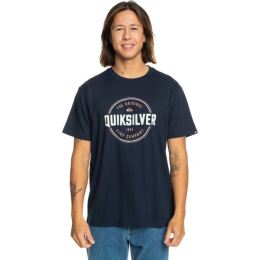 Снимка на Quiksilver CIRCLE UP Мъжка тениска, тъмносин, размер