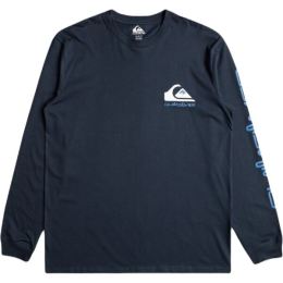 Снимка на Quiksilver COMP LOGO LS Мъжка тениска, тъмносин, размер