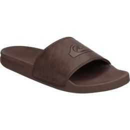 Снимка на Quiksilver RIVI NUBUCK SLIDE Мъжки кожени чехли, кафяво, размер 39