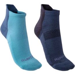 Снимка на Runto RUN SOCKS 2P 2 чифта спортни чорапи с антибактериална обработка, синьо, размер