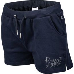 Снимка на Russell Athletic SCTRIPCED SHORTS Дамски къси панталони, тъмносин, размер