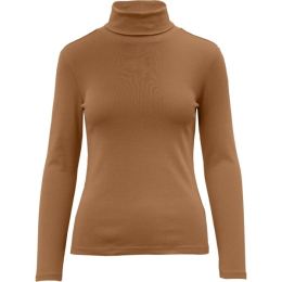 Снимка на s.Oliver RL T-SHIRT LONG SLEEVE POLO NECK NOOS Тениска с дълъг ръкав, кафяво, размер