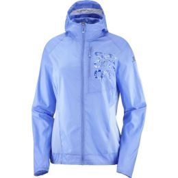 Снимка на Salomon BONATTI CROSS FZ HOODIE W Дамско ветроустойчиво яке, синьо, размер