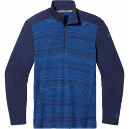 Снимка на Smartwool M CLASSIC THERMAL MERINO BL 1/4 ZB Мъжка тениска, синьо, размер