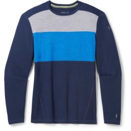 Снимка на Smartwool M CLASSIC THERMAL MERINO BL COLORBLCK CB Мъжка тениска, тъмносин, размер