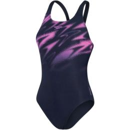 Снимка на Speedo HYPERBOOM PLACEMENT MUSCLEBACK Дамски цял бански, тъмносин, размер