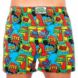 Снимка на Styx MEN'S BOXERS SHORTS CLASSIC RUBBER Мъжки боксерки, микс, размер