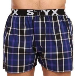 Снимка на Styx MEN'S BOXERS SHORTS SPORTS RUBBER Мъжки боксерки, тъмносин, размер