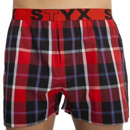 Снимка на Styx MEN'S BOXERS SHORTS SPORTS RUBBER Мъжки боксерки, червено, размер