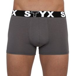 Снимка на Styx MEN'S BOXERS SPORTS RUBBER Мъжки боксерки, тъмносиво, размер